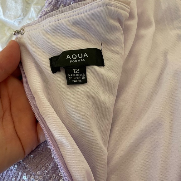 AGUA Elegant Sequin Dress in lavender - Picture 5 of 6